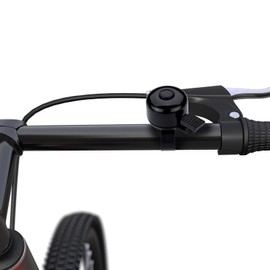 Paliston Bike Bell Bicycle Bell Crisp Sound for Adults Kids Boys Girls Black & Black