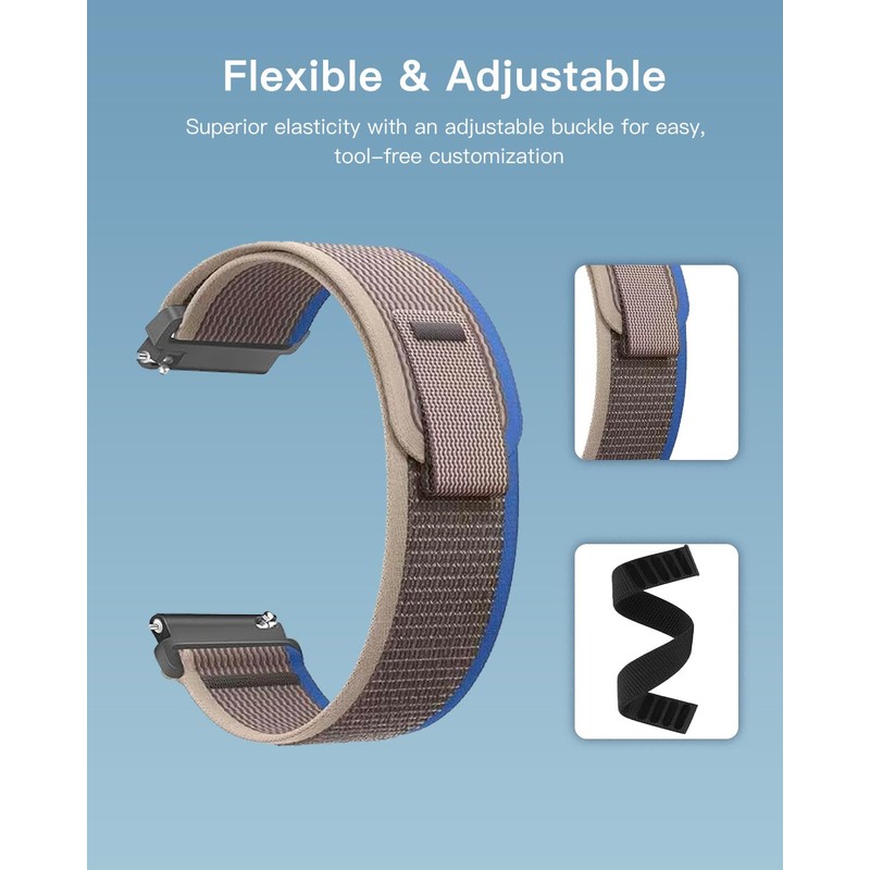 Bands for garmin Forerunner 970,Nylon Sport Wristband for garmin Forerunner