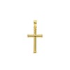 Monde Petit 18ct Yellow Gold Cross 17x10.5 mm