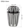 sourcing map Collet Chuck ER20 10 mm for CNC Engraving