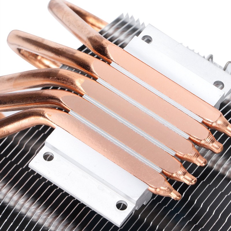 CPU Cooler Fast Heat Dissipation Pure Copper Five Heat Pipe