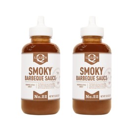 Lillie's Q - Smoky BBQ Sauce, Gluten-Free, Non-GMO, No Preservatives, Gourmet Sweet BBQ Flavor (15.3 oz, 2-pack)