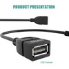 Eanetf USB to Aux Audio Adapter, 2PCS 3.5mm Male to