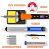 Soldering Iron, 90W Soldering Kit, LCD 12-in-1 Soldering Tool, Adjustable