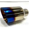 NEW DEALS Polished Stainless Exhaust Tip Double Wall 2.5" Inlet