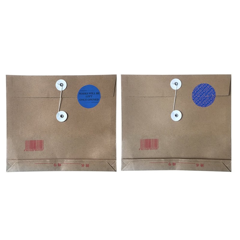 100pcs Tamper Evident Security Stickers,Solitary Walker Safety Prevent Opened Warranty