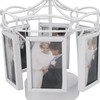 Rotating Photo Display Frame Multifunctional Removable Stable Metal Desktop Photo