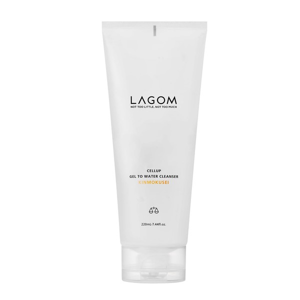 LAGOM Gel to Water Cleanser, Osmanthus Scent, Morning Facial Cleanser, Face Wash Gel, 6.8 fl oz (220 ml)