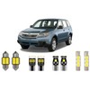 Xpismii 9 Piece 6000K White Forester Interior LED Lights Kit