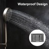 uxcell Shower Head Holder Strong Adhesive, Adjustable Handheld Shower Wand