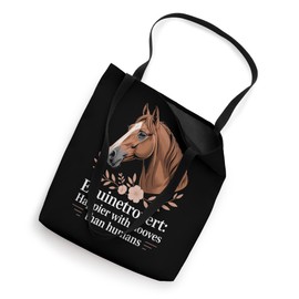 Horse Riding Equestrian Horseback Rider Equinetrovert Tote Bag
