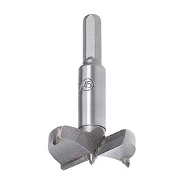 MACHSWON Forstner Drill Bits Tungsten Carbide Wood Hole Saw Opener Drill Bit 45mm Woodworking Drilling Boring Bit Cutter