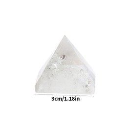 Pyramid Crystal Natural Energy Healing Tower 100% Natural Crystal Quartz Pyramid Energy Home Decoration Ornament