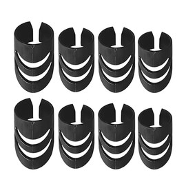 8 piezas de púas de guitarra Alaska (XL+L+L+M), púas ajustables para dedos, púas de Alaska, accesorios para instrumentos de cuerda, púas de guitarra (negro)