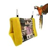 BESPORTBLE Thicken Parrot Hammock Large Triangle Bird Nest Winter Warm