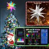 LeuKoles 3D Christmas Star Illuminated, 10 Inch Intelligent Illuminated Christmas