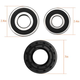 Front Load Washer Tub Bearings and Seal Kit for LG & Kenmore Etc,Replacement Part 4036ER2004A 4280FR4048L 4280FR4048E(MAP61913707) 4036ER4001B- 5 YEARS WARRANTY by TOMOON