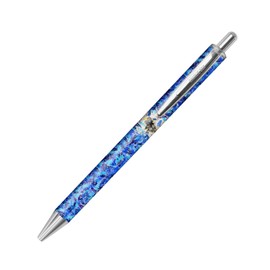 TUNJILOOL Ballpoint Pen, 0.5mm Meter Pen for School, Office, Home and Drawing Zhou Yiwen Designer Collaboration (Blue)