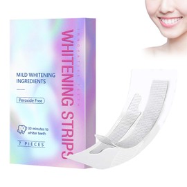 Zahnaufhellung Whitening Strips, Bright White Teeth Whitening Strips, Zähne Aufhellen, Zahnschonend, Tiefe Fleckentfernung, Entfernt Kaffee-, Tee- und Rauchverfärbungen, Schnelle Aufhellung