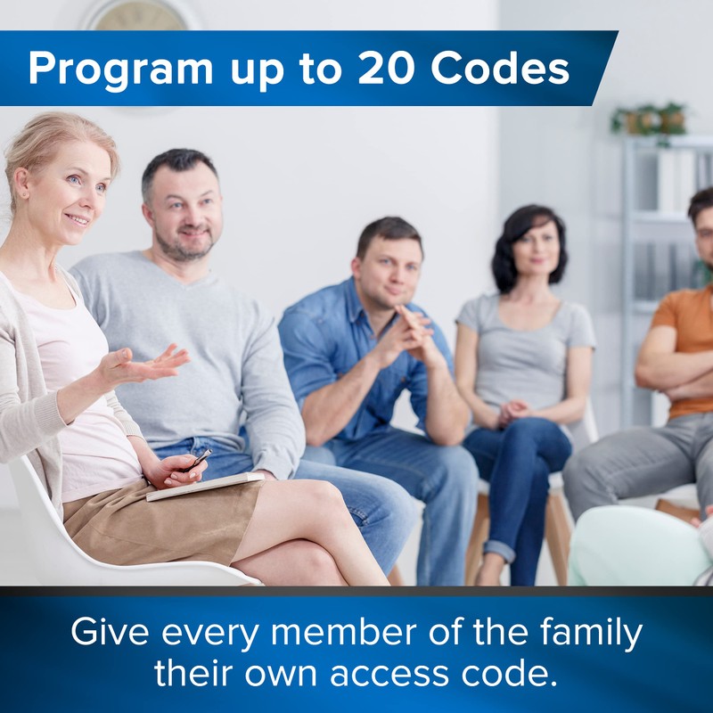 Embassy Door Lock Electronic Keyless Entry with Illuminated Keypad Security