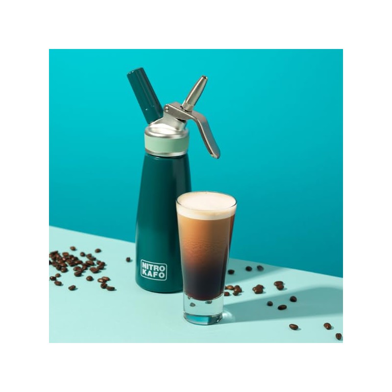 NITRO KAFO Premium 0.5L Nitro Coffee Maker, Aluminum Nitro Cold