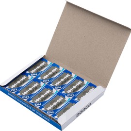 DORCO ST300 Platinum Double Edge Razor Blades | 100 Blades (1 Box)