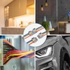 8 Pcs Pluggable Wire Connectors for AWG 24-12, Hand Protecting