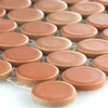 Ceramic Mosaic Knob Mosaic Tile Round Terracotta