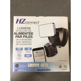 Heath Zenith Motion-Sensing Battery Powered LED Black Security Light