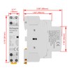 Hofwgele HCH8s-25 AC Contactor 25A 2P 110V 120V 2 Pole