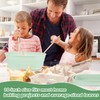 Nuogo 4 Pack Oval Bread Proofing Basket Silicone 10 Inch