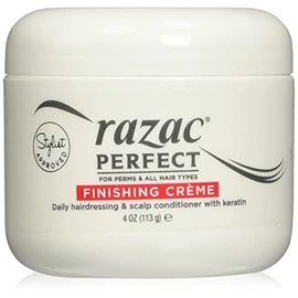 Razac Perfect for Perms Finishing Creme Daily Hairdressing and Scalp Conditioner, 4 Ounce