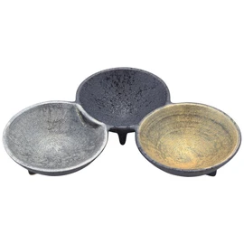 Arita Ware Toetsu Kiln with Small 3 Pairs Mica Gold and Silver