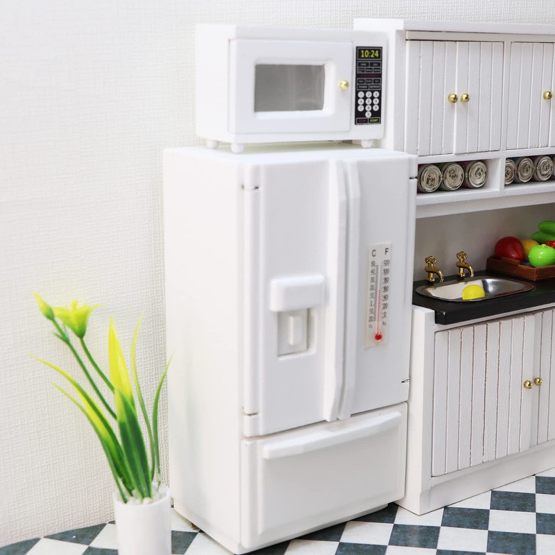 Miniature Microwave Dollhouse Accessories Oven Mini Kitchen Furniture Appliance 1:12