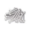 IMScrews 100pcs #8 x 2" Stainless Hex Washer Head Self