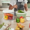 LivLab 10 Lbs Storage Container Bin Rice Dispenser with Measuring