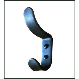 Hand Forged Wall Mount Double Hook