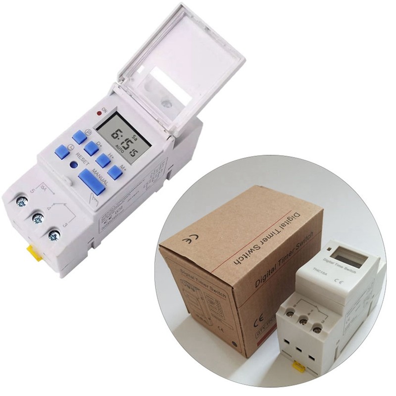 LCD Digital Timer Relay Programmable Microcomputer Digital Display Time Switch