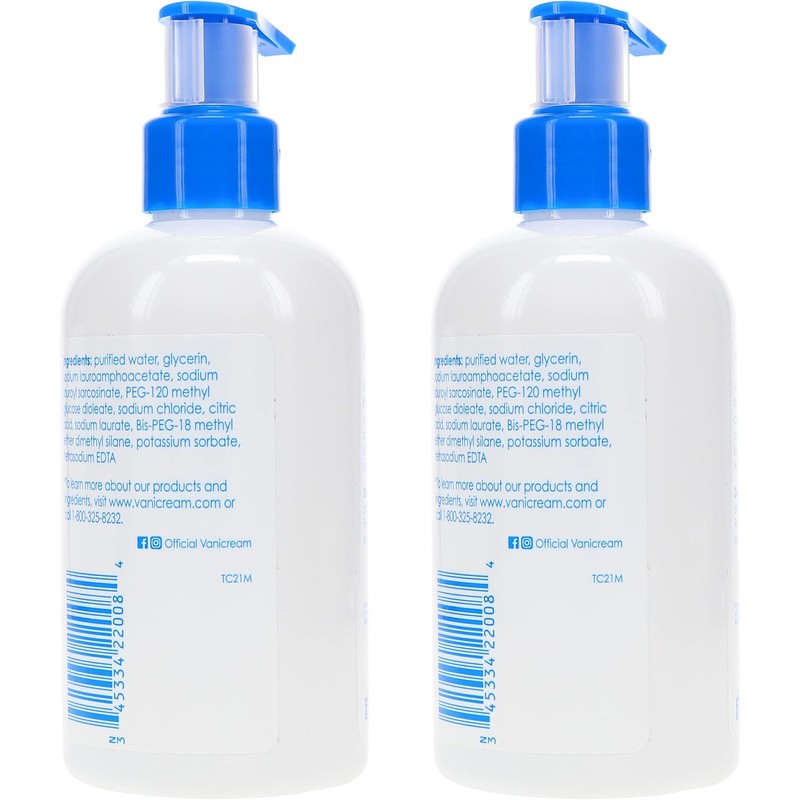 Vanicream Free and Clear Liquid Cleanser 8 Oz