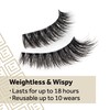 Eylure False Lashes, Luxe Cashmere No. 6 with Adhesive Included,