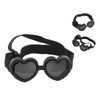 Dog Goggles Windproof Eye Protection Play Cool Handsome Adjustable Heart