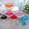 30PCS 3ML/5ML Refillable Cosmetic Containers Tiny Plastic Empty Sample Jars
