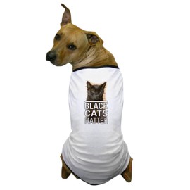 CafePress Black Cats Matter Dog T Shirt Dog T-Shirt, Pet Clothing, Funny Dog Costume