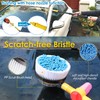 Car Wash Brush with Hose Attachment, 360 Spin Car Wash