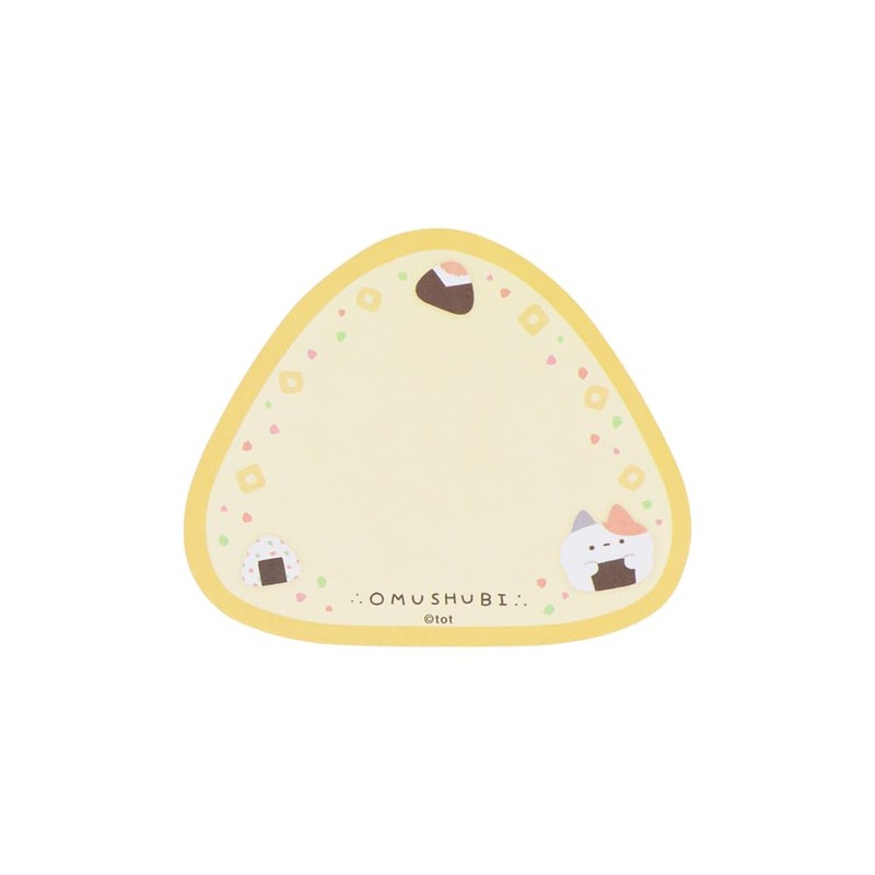 Sunstar Stationery S2846659 Zundokatsu Sticky Notes, Die Cut, Rice Ball