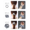 [ROQUE] Silk Scrunchie Hair Rubber 100% Silk Hair Accessories, L