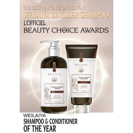 WEILAIYA NEW WEILAIYA Zingiber X2 Ginger Essence Shampoo 420mL & Conditioner 200mL