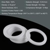 sourcing map PTFE Flat Washers 24mm OD 18mm ID 2mm