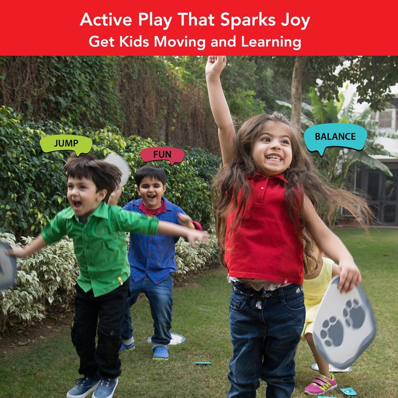 Chalk and Chuckles Stepping Stones Game – High-Energy Jumping &