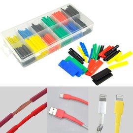 280 Pcs Heat Shrink Car Electrical Wire Cable Tubing Tube Sleeving Wrap With Box